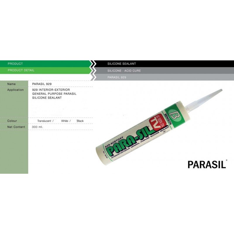 PARA-SIL 929 ΣΙΛΙΚΟΝΗ ΛΕΥΚΗ 100%
