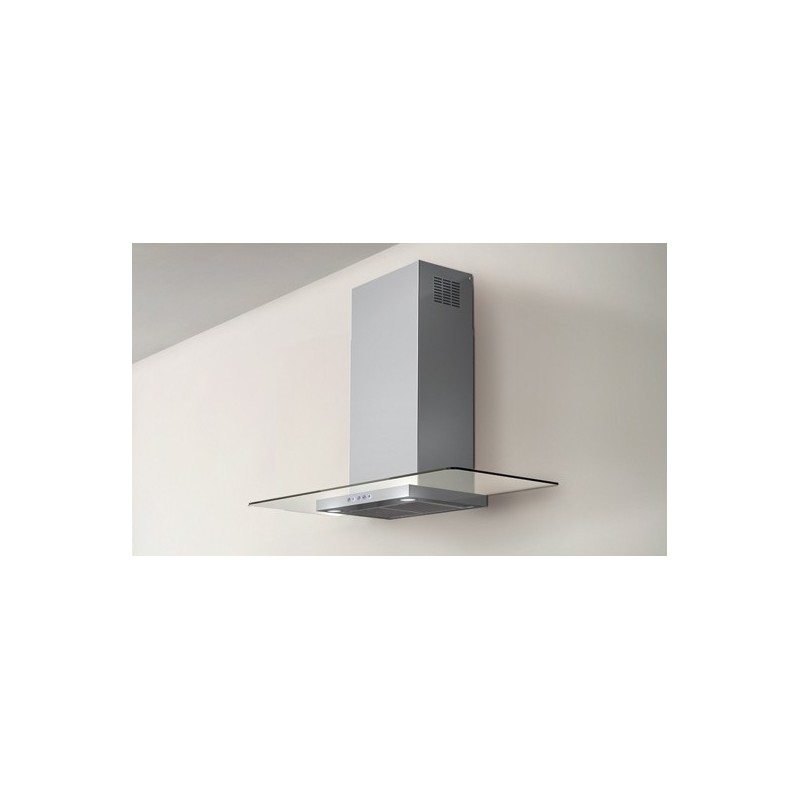 ΑΠΟΡΡΟΦΗΤΗΡΑΣ ΕΠΙΤΟΙΧΙΑ ΚΑΜΙΝΑΔΑ FABER GLASSY NICE X/V 90cm INOX by FRANKE