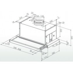 ΑΠΟΡΡΟΦΗΤΗΡΑΣ ΣΥΡΟΜΕΝΟΣ FABER ΜΑΧΙΜΑ 60cm INOX by FRANKE