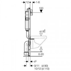 ΚΑΖΑΝΑΚΙ ΕΝΤΟΙΧΙΖΟΜΕΝΟ ΜΟΝΟΤΟΥΒΛΟ ΓΥΨΟΣΑΝΙΔΑΣ 458.160 DELTA GEBERIT