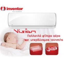 ΚΛΙΜΑΤΙΣΤΙΚΟ ΤΟΙΧΟΥ VISION 24000Btu/h V4MVI-24WFR/V4MVO-24 INVENTOR