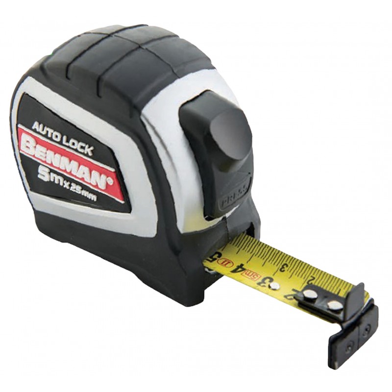 ΜΕΤΡΟ ΡΟΛΟ AUTO LOCK, 2ης ΟΨΗΣ, ΜΑΓΝΗΤΙΚΟ, BENMAN, 8m