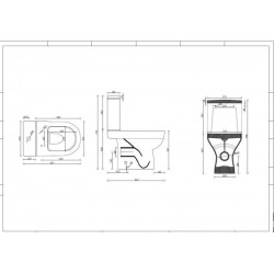 ΛΕΚΑΝΗ ΧΑΜΗΛΗΣ ΠΙΕΣΗΣ SHORT 60cm VITRUVIT WC PACK