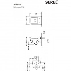 ΛΕΚΑΝΗ SEREL RITA RT1000C-400 ΚΡΕΜΑΣΤΗ
