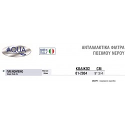 ΦΙΛΤΡΟ ΠΛΑΣΤΙΚΟ ΠΛΕΝΟΜΕΝΟ 80 MIC 9''