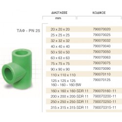 ΤΑΦ  63Χ63  PN25
