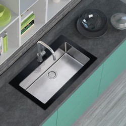 ΝΕΡΟΧΥΤΗΣ ΕΝΘΕΤΟΣ INOX APELL PURA 87X51 PUG861