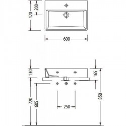 ΕΠΙΤΡΑΠΕΖΙΟΣ-ΚΡΕΜΑΣΤΟΣ ΝΙΠΤΗΡΑΣ 60Χ42 TETRA SEREL 2047
