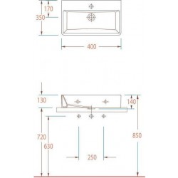 ΕΠΙΤΡΑΠΕΖΙΟΣ-ΚΡΕΜΑΣΤΟΣ ΝΙΠΤΗΡΑΣ 40Χ35 TETRA 35 SEREL 2041