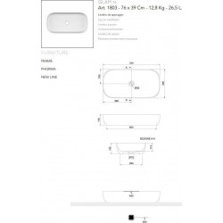 ΕΠΙΤΡΑΠΕΖΙΟΣ ΝΙΠΤΗΡΑΣ 76Χ39 GLAM SCARABEO 1803