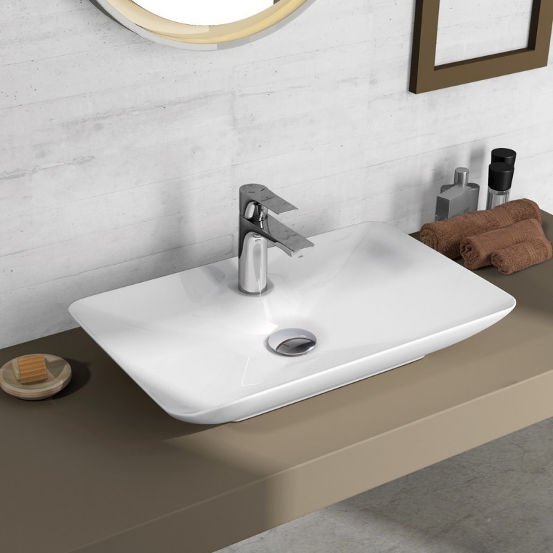 ΕΠΙΤΡΑΠΕΖΙΟΣ ΝΙΠΤΗΡΑΣ 64,4Χ39,5 BIANCO CERAMICA 38061