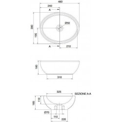ΕΠΙΤΡΑΠΕΖΙΟΣ ΝΙΠΤΗΡΑΣ 48Χ39 PLANET SCARABEO 8112