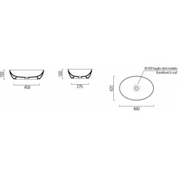 ΕΠΙΤΡΑΠΕΖΙΟΣ ΝΙΠΤΗΡΑΣ 60Χ42 PURA SCARABEO 8842