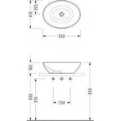 ΕΠΙΤΡΑΠΕΖΙΟΣ ΝΙΠΤΗΡΑΣ 55Χ41 SEREL CH33