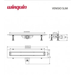 ΚΑΝΑΛΙ ΝΤΟΥΣ 70εκ VENSIO SLIM WIRQUIN VS700-5εκ ΒΑΘΟΣ