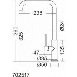 ΜΠΑΤΑΡΙΑ ΝΕΡΟΧΥΤΗ INOX EURORAMA 702517-110