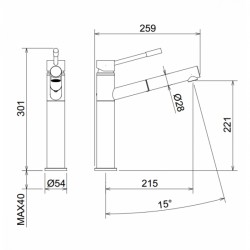 ΜΠΑΤΑΡΙΑ ΝΕΡΟΧΥΤΗ ΧΡΩΜΕ TECH CARRON 12181-100