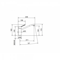 ΜΠΑΤΑΡΙΑ ΝΕΡΟΧΥΤΗ ΧΡΩΜΕ NEWPRO CARRON 42191-100