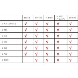 ΠΕΤΣΕΤΟΚΡΕΜΑΣΤΡΑ ΚΑΛΟΡΙΦΕΡ DOLCE VITA PLUS BIANCO LINEA 813 500