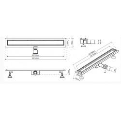 ΚΑΝΑΛΙ ΝΤΟΥΣ 60εκ 2 ΟΨΕΩΝ ΑΝΟΞ.ΧΑΛΥΒΑΣ BAUCER