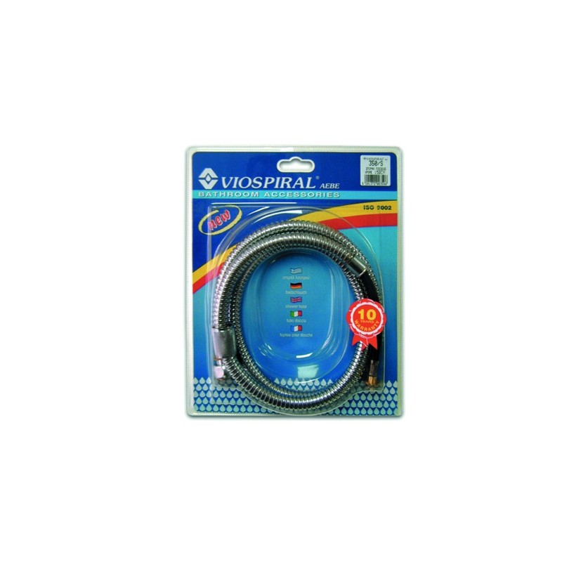 ΣΠΙΡΑΛ ΛΟΥΤΡΟΥ TOPFLEX ΧΡΩΜΕ ΠΙΕΣΕΩΣ 150 cm 1/2x1/2 VIOSPIRAL